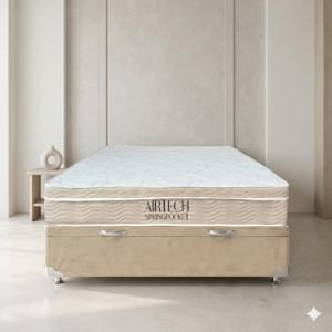 Conjunto com Baú Ortobom Airtech - Casal 1,38x1,88x0,25